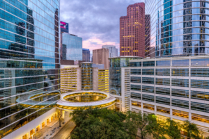 Houston Texas USA cityscape aerial view